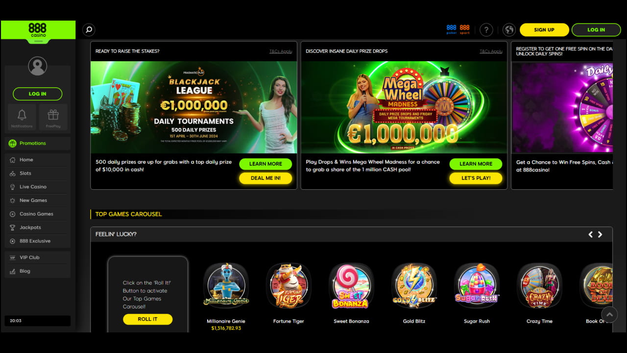 888 Casino Bonuses