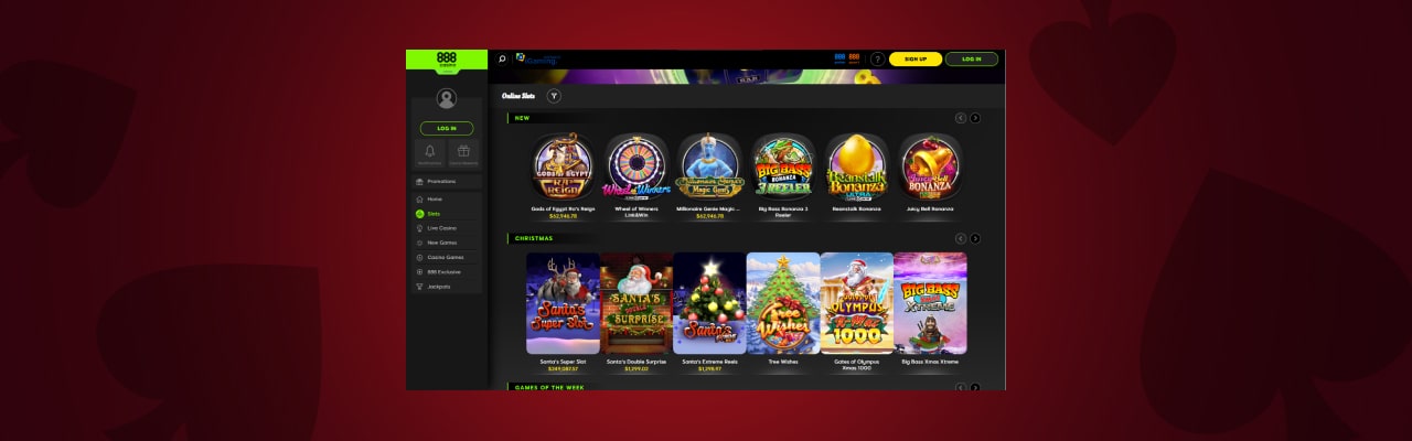 888Casino online games