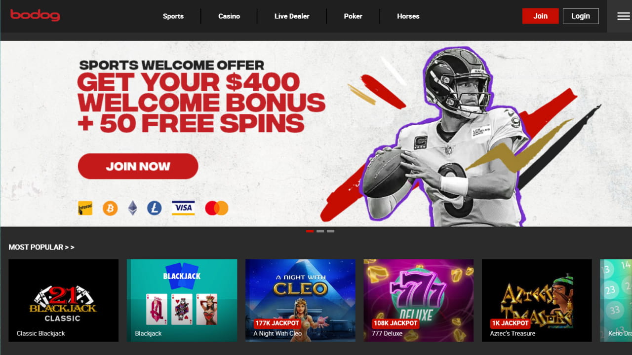 Bodog bonuses