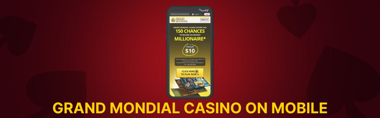 Grand mondial casino on mobile