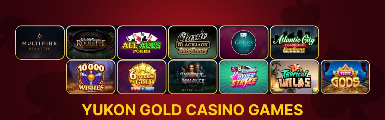 Yukon gold casino online games