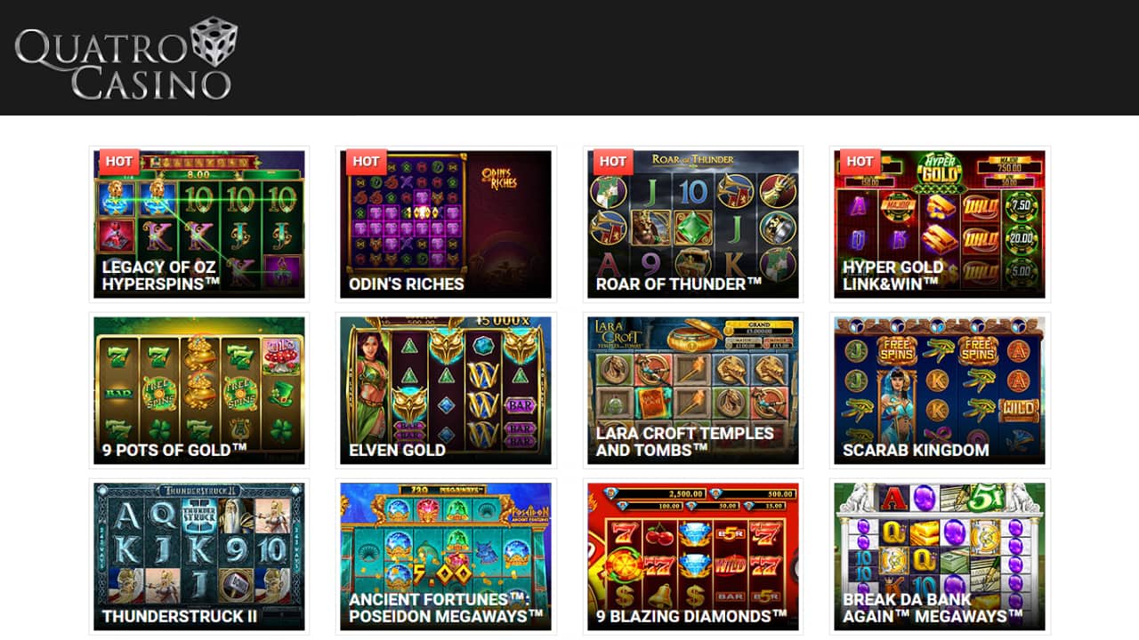 Quatro Casino Online Games