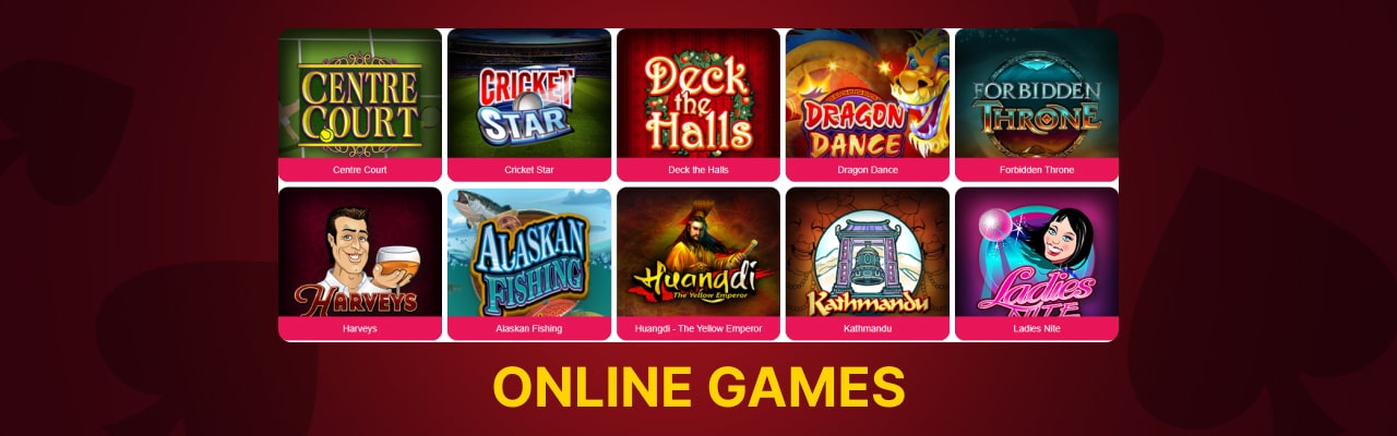 Spin palace online games