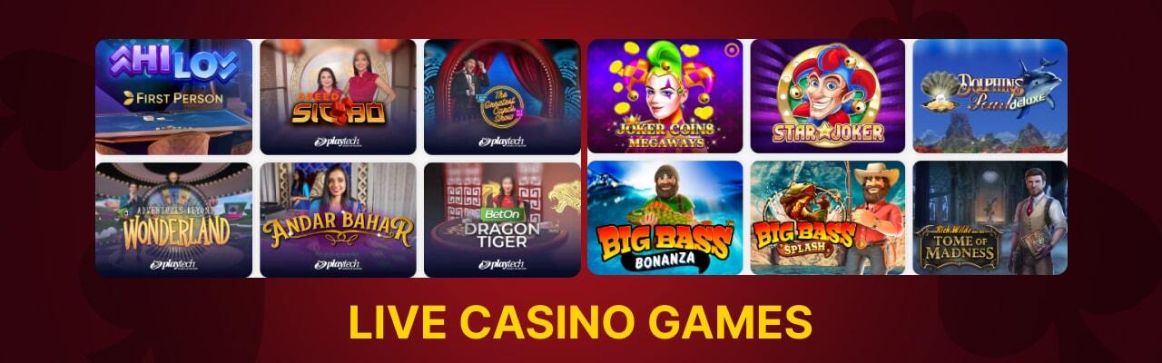 Lilibet casino live games