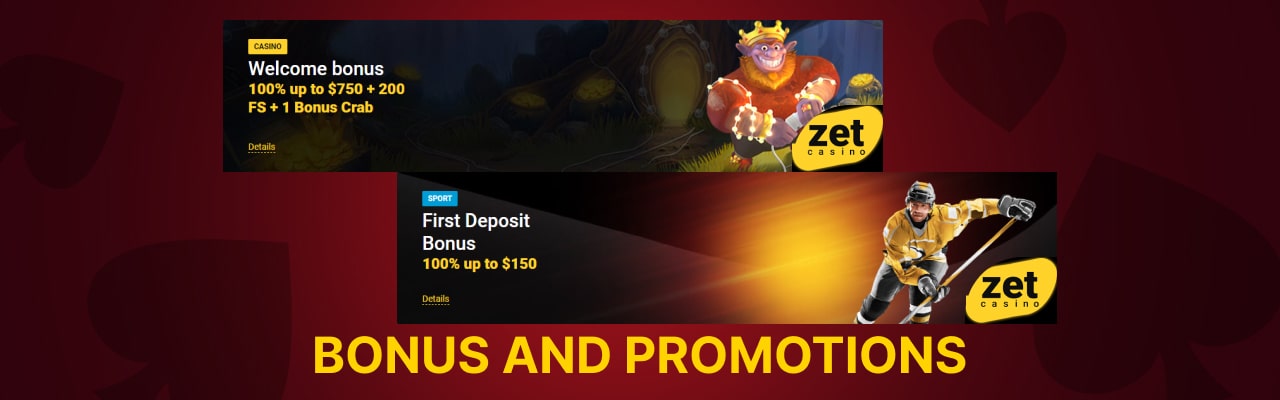 Zet casino bonuses and promotions