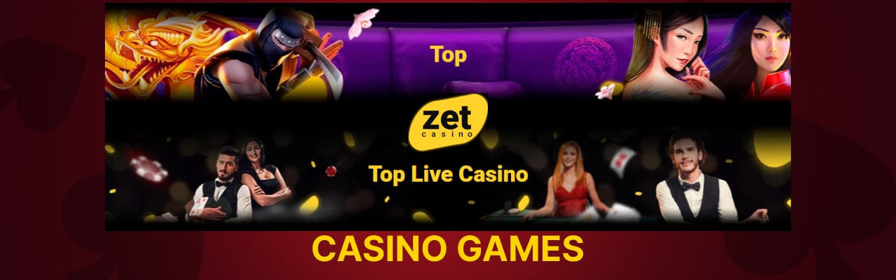 Zet casino live games