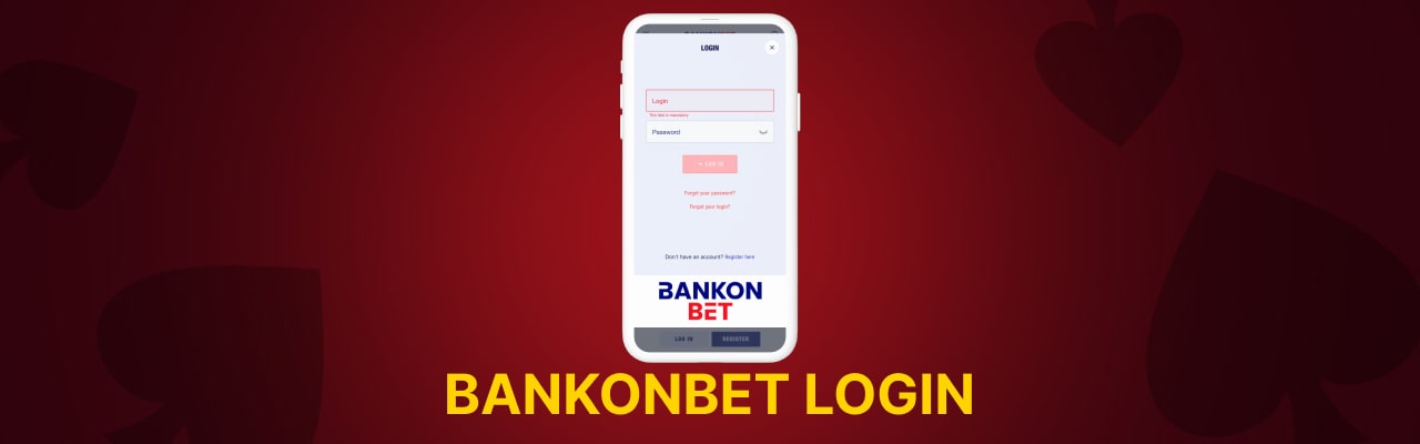 Bankonbet login