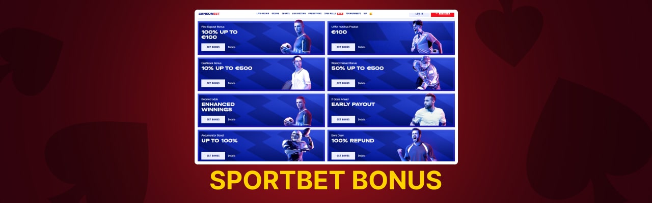 Bankonbet sportbet bonus