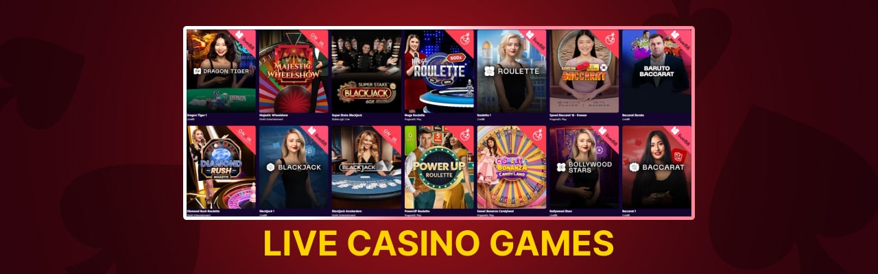 Big boost live casino