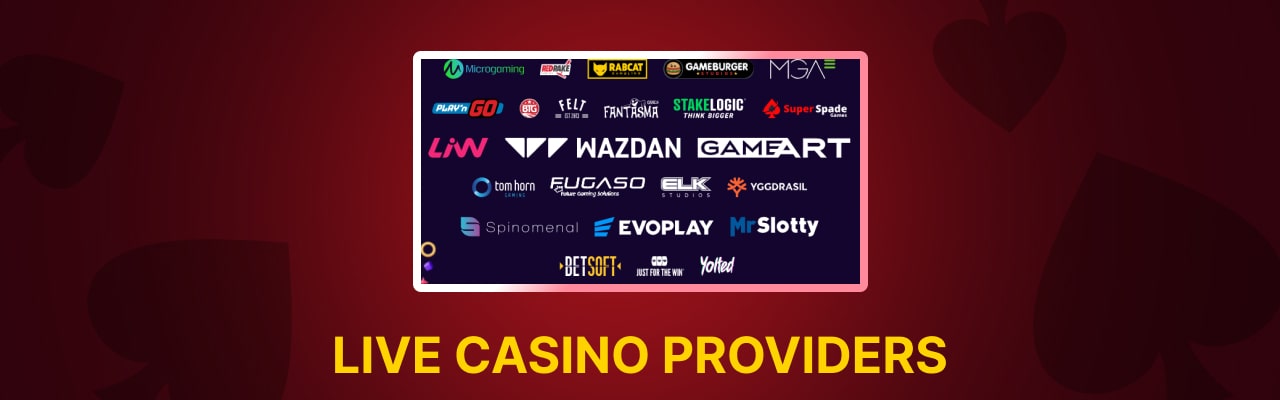 Big boost live casino providers