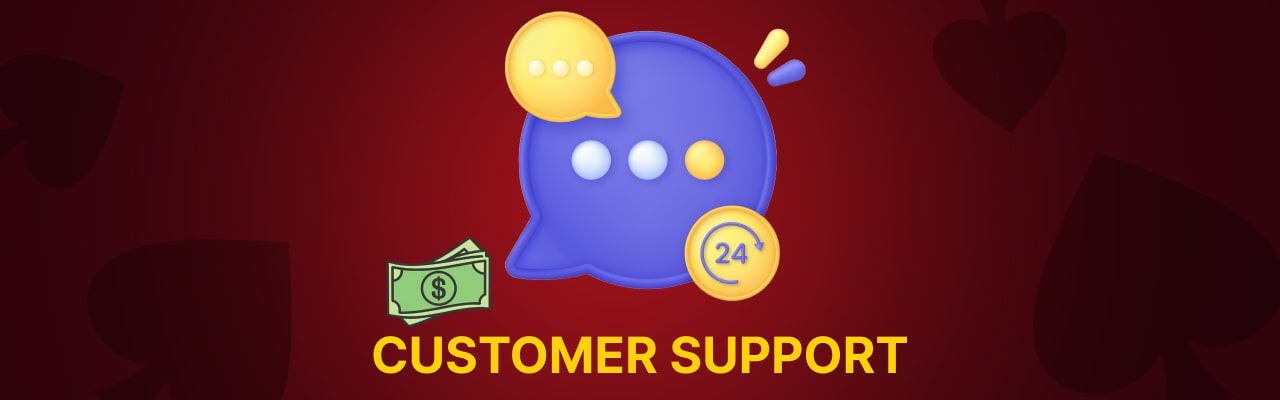 Customer support for cashed casino payments