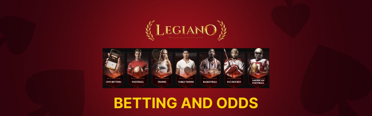 Legiano sport betting and odds