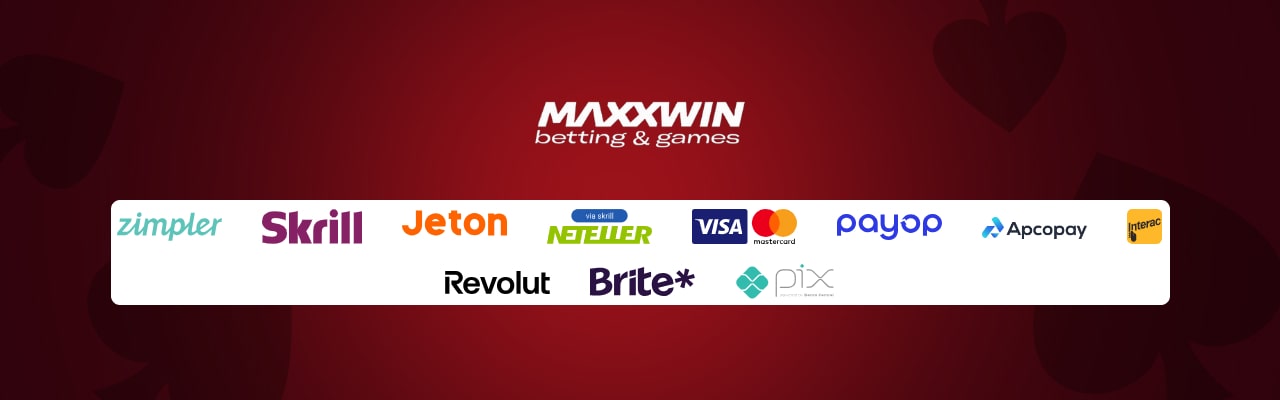 Maxxwin casino payment options