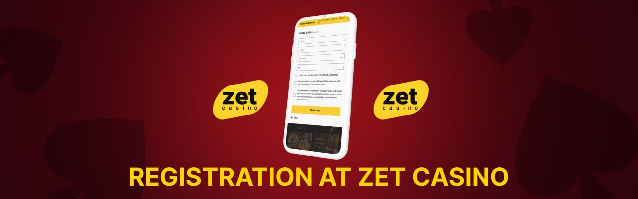 Registration and login at zet casino mobile