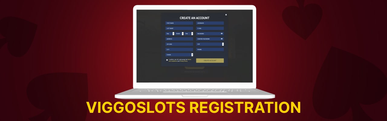 Registration login at viggoslots on mobile
