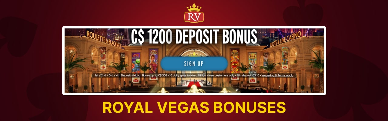 Royal vegas bonuses