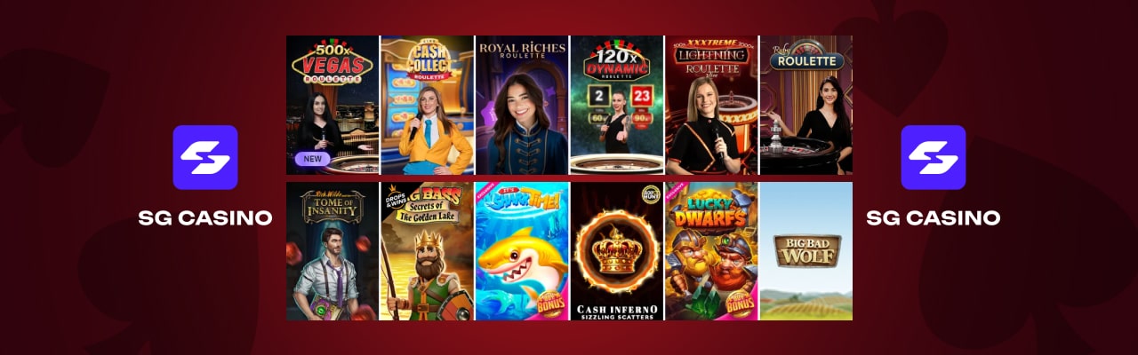 SG casino live casino games