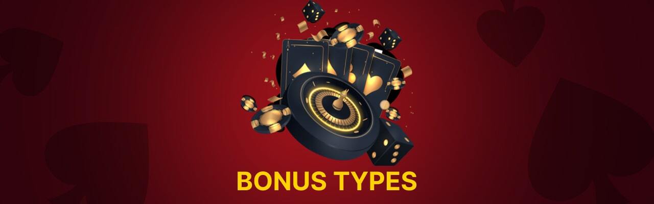 Spinsy casino bonus types