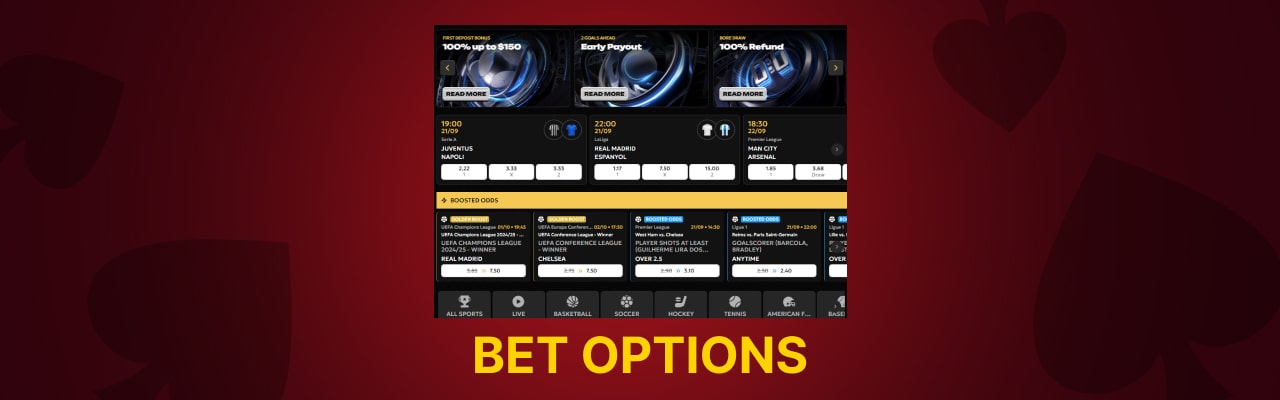 Spinsy casino sports bet