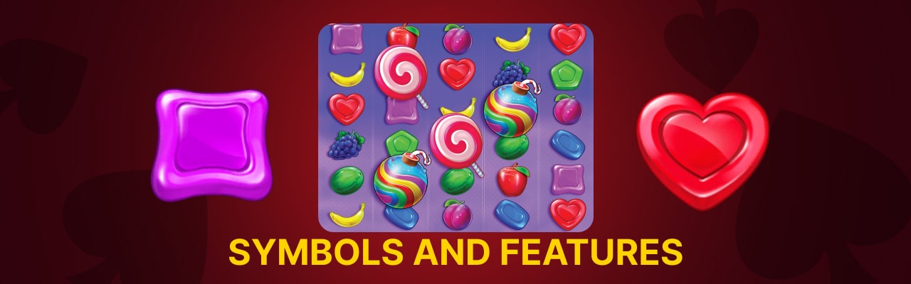 Sweet bonanza symbols and features