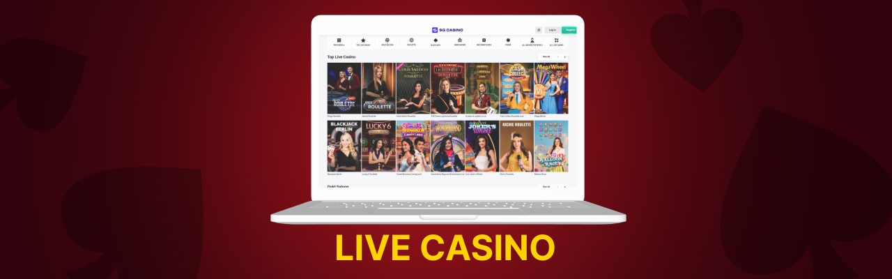 Type of live casino games