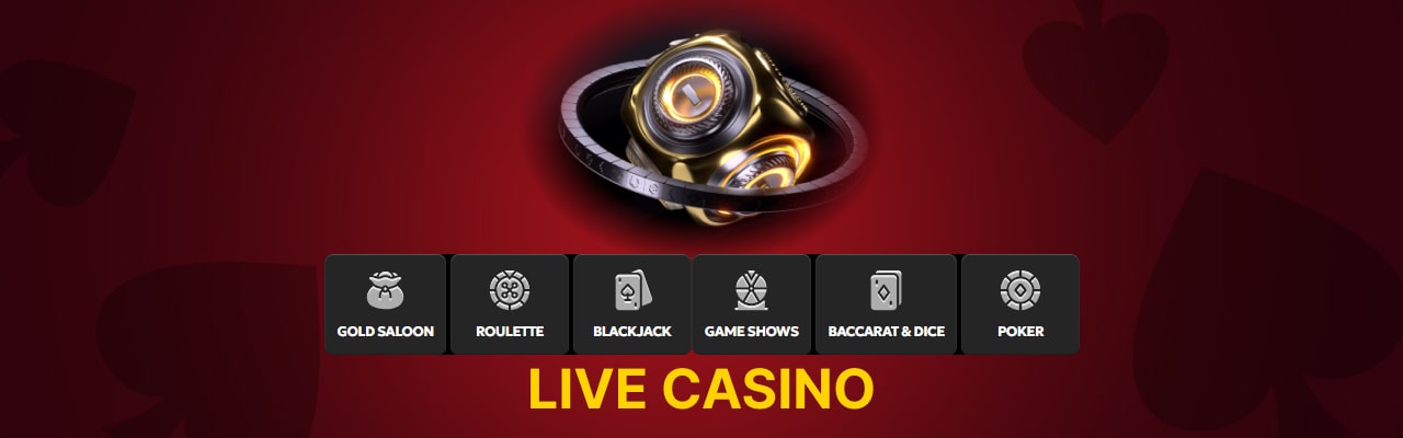 Type of live casino games