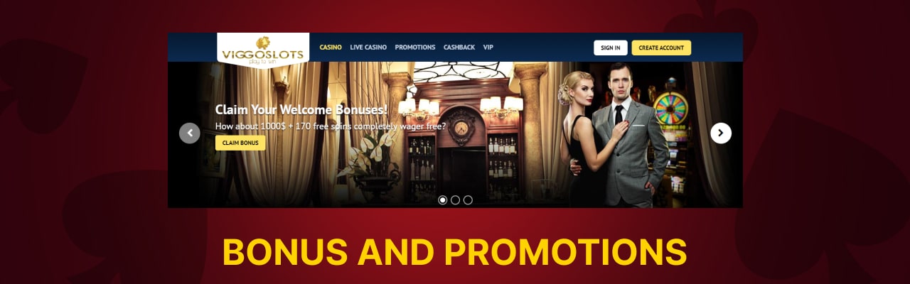 Viggoslots casino bonuses promotions