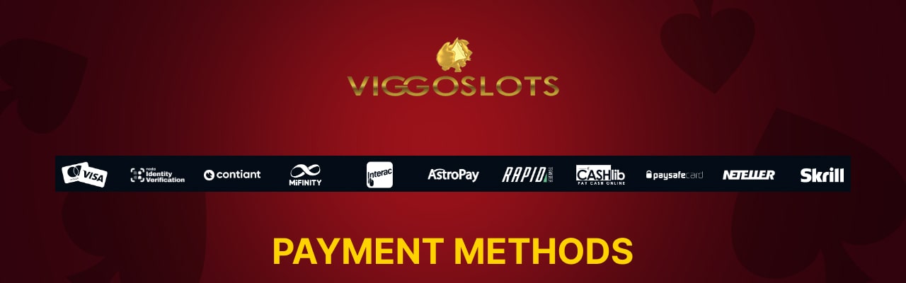 Viggoslots casino payment methods