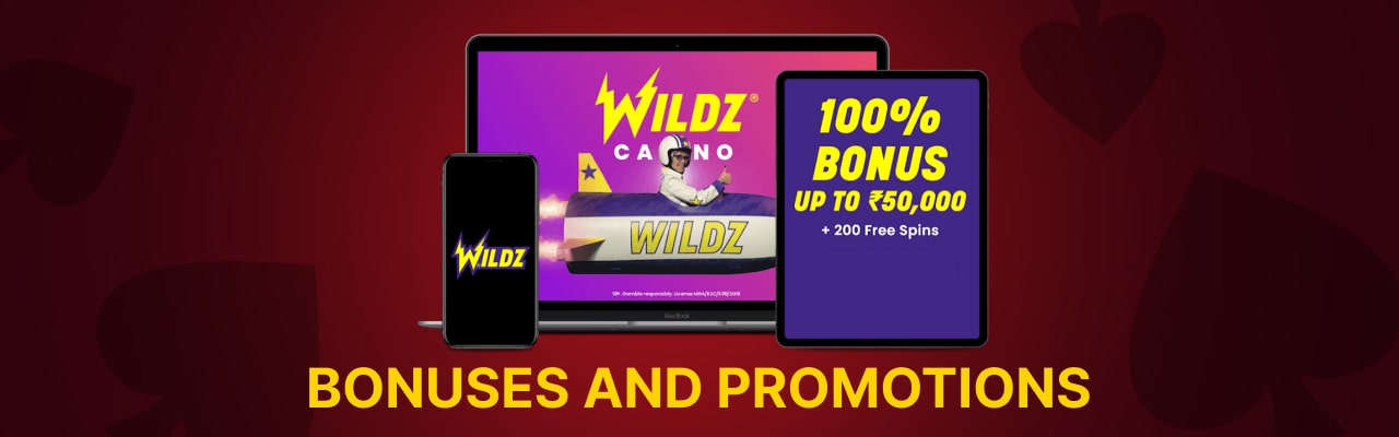 Wildz casino bonuses and promotions