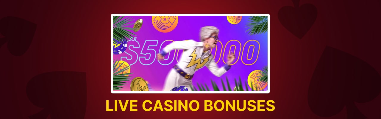 Wildz live casino games bonuses