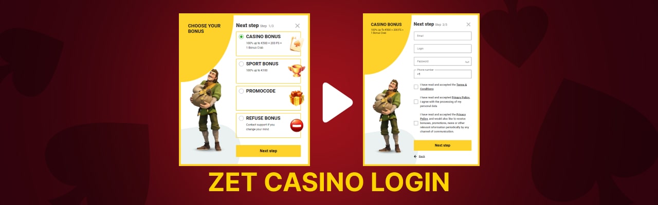 Zet casino login