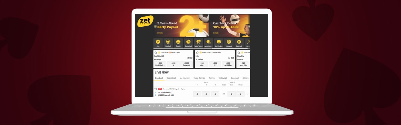 Zet casino sports bet