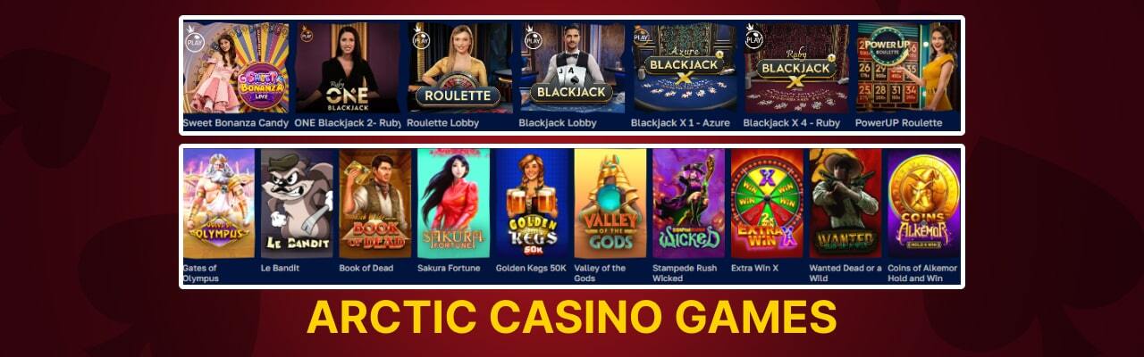 Arctic casino live casino games