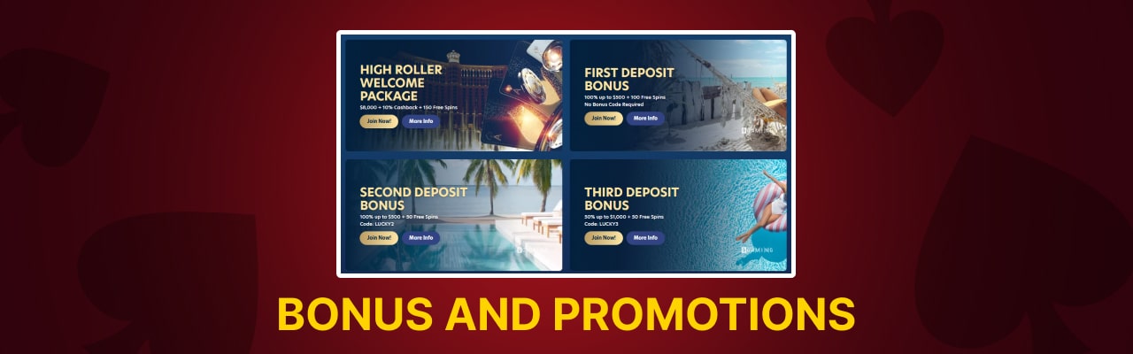 Bonuses and promotions at lucky dreams casino