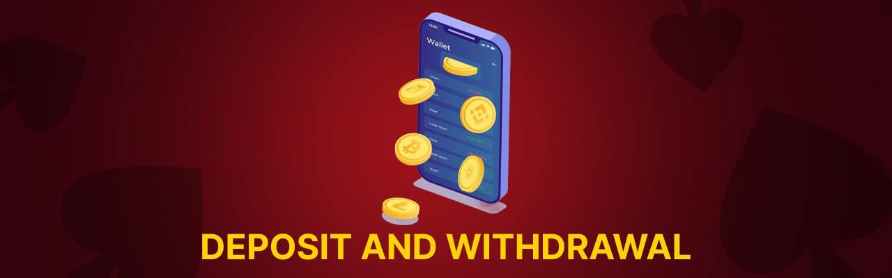 Deposit and withdraw at crypto casinos