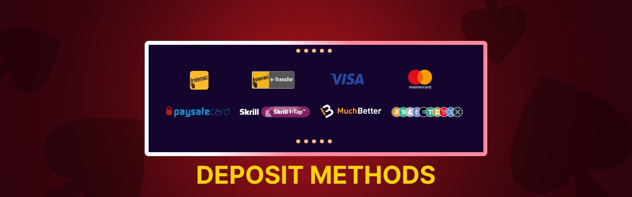 Deposit methods at big boost casino