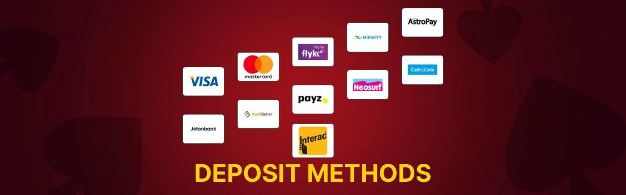Deposit methods at ibet casino