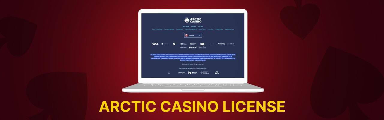 License of arctic casino