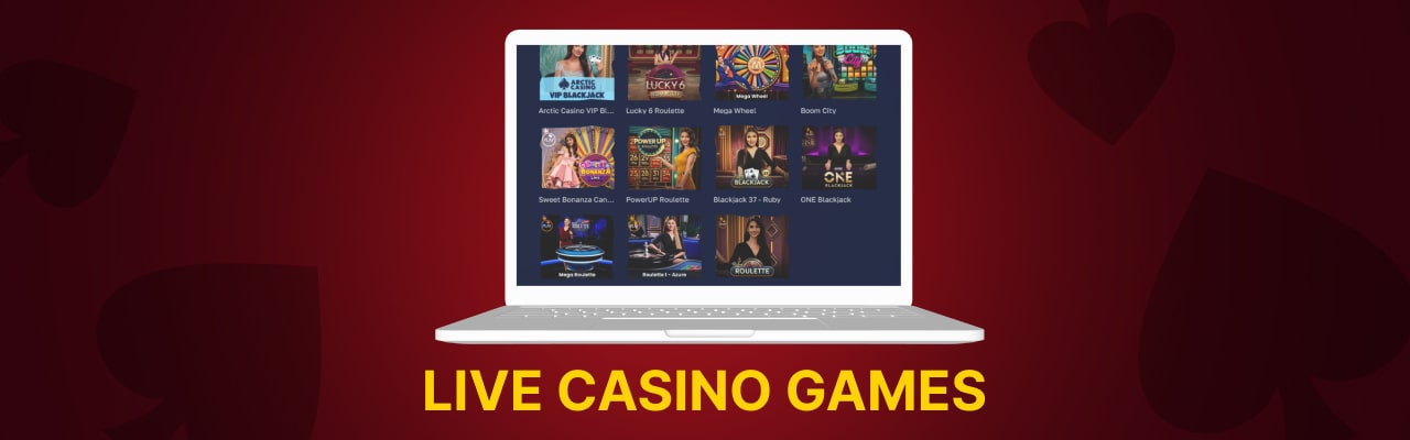 Popular live casino games