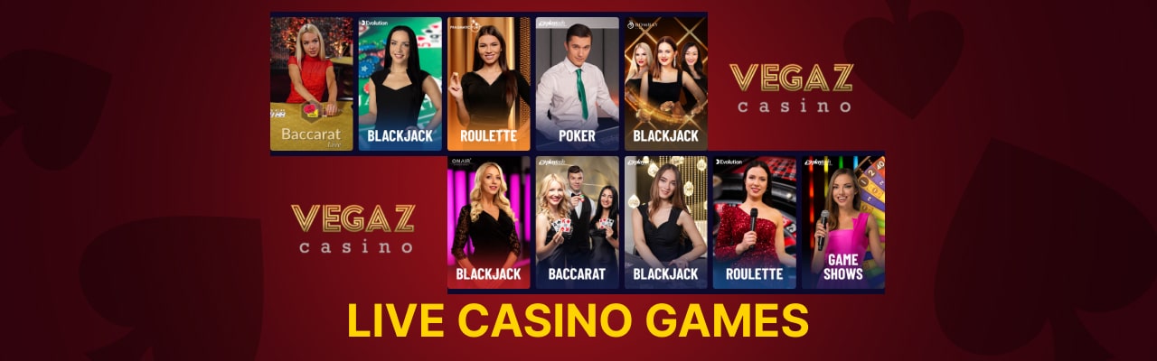 Vegaz casino live games