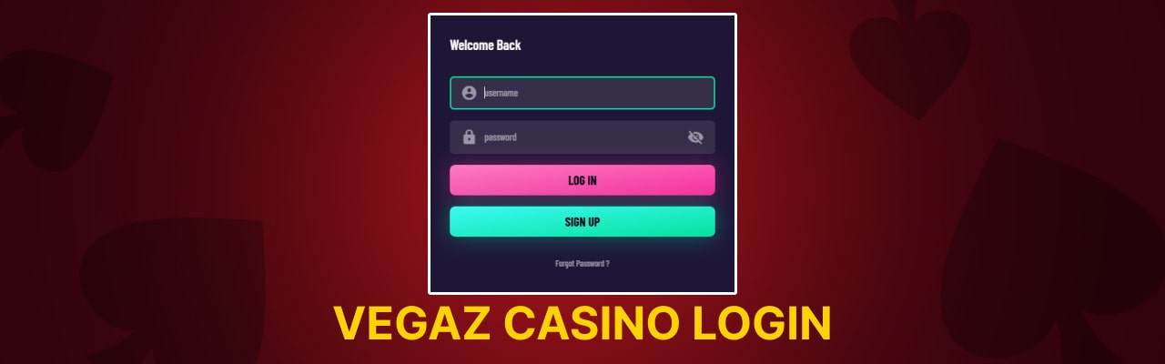 Vegaz casino login