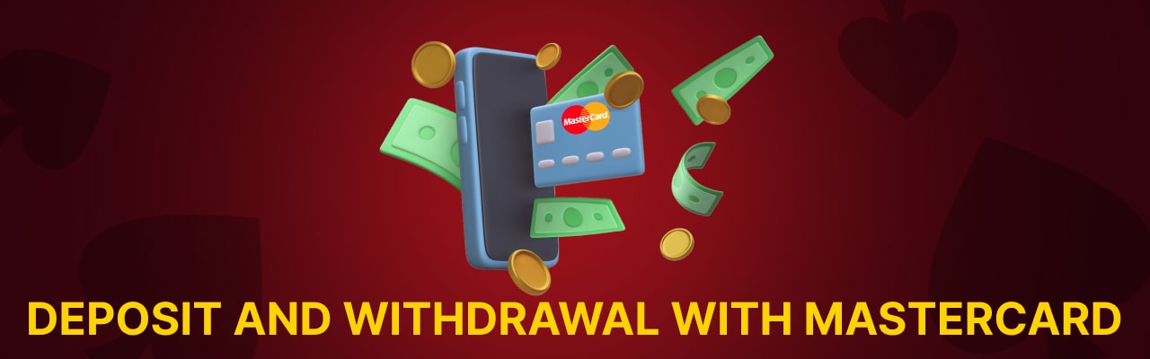 Withdraw online with mastercard