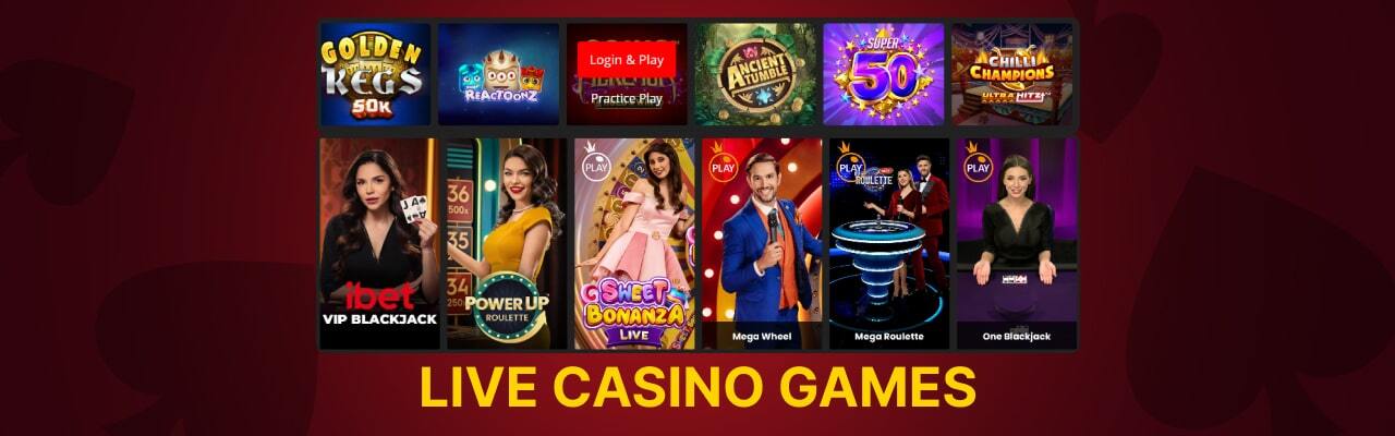 iBet live casino games