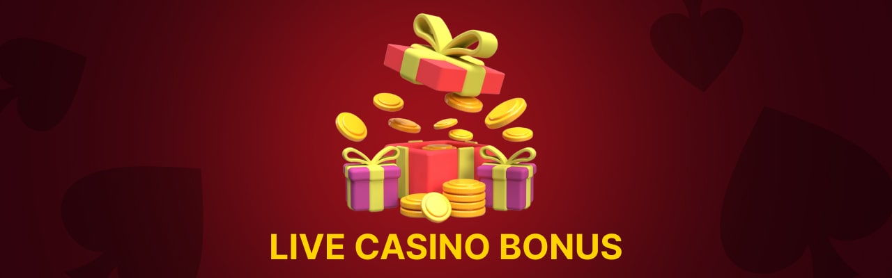 Live casino bonus