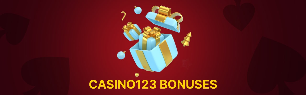 Bonuses and promotions of casino123