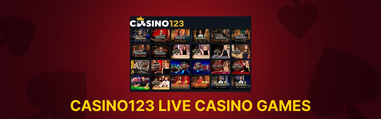 Casino123 live games