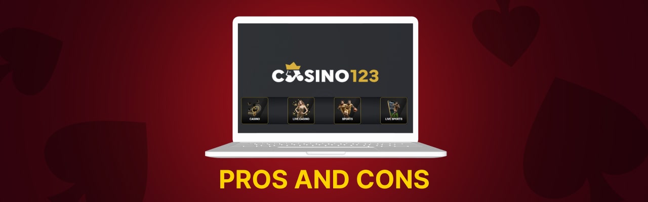 Pros and cons of casino123