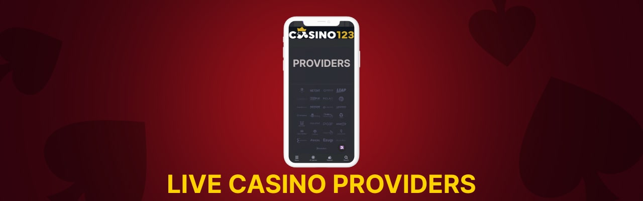 Live casino providers for casino123