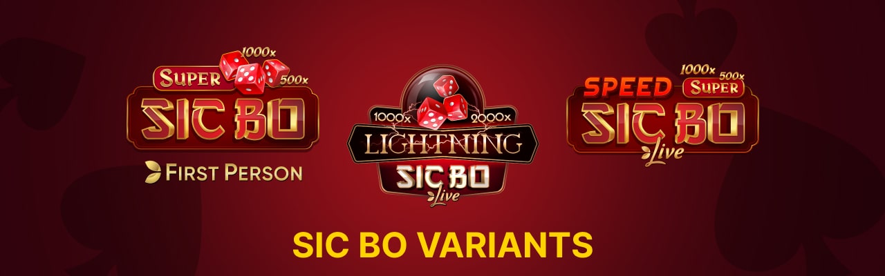 Sic bo game variants