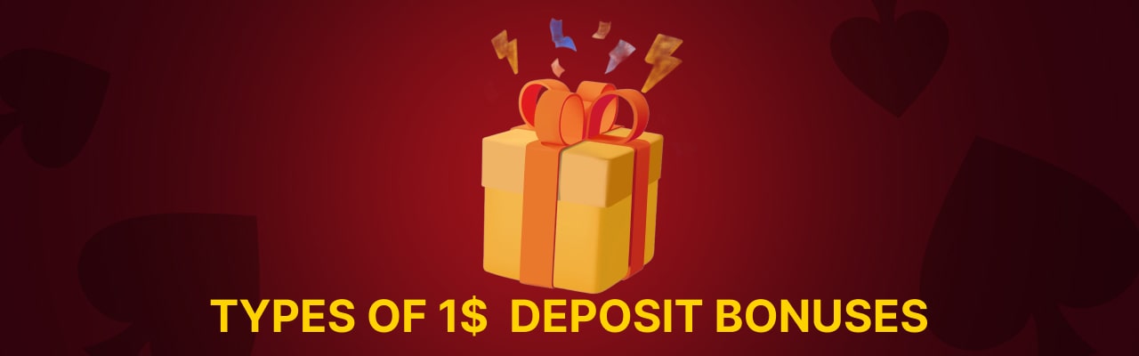 Types of 1 dollar deposit bonuses in canada